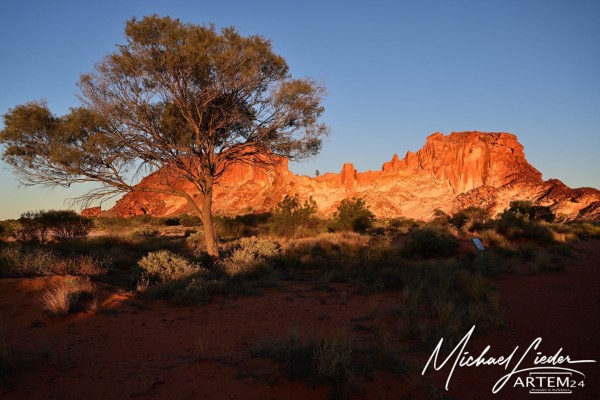 Australien - Rainbow Valley am Abend